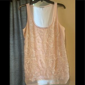 Express M beaded Tank! Very Feminine!